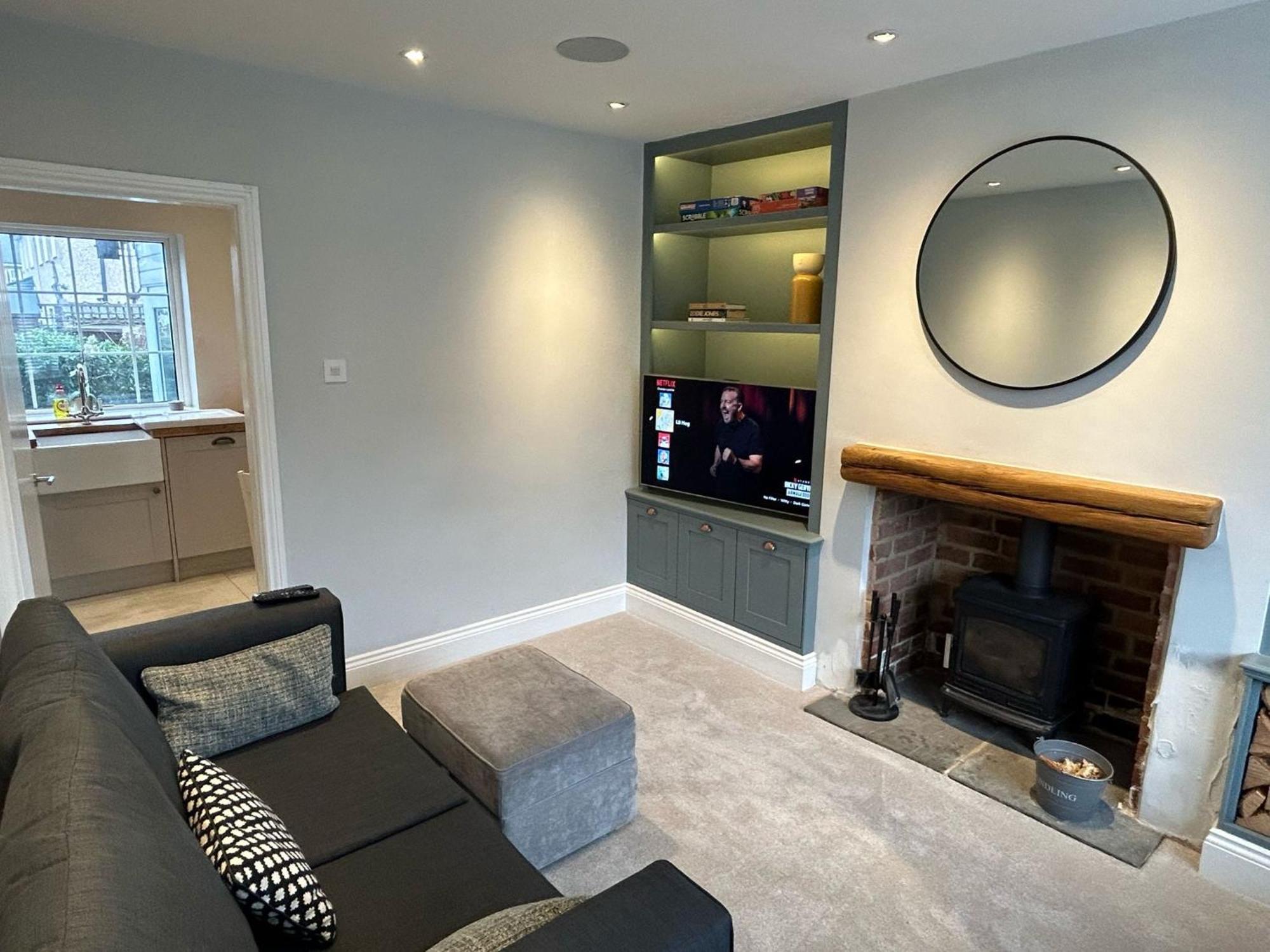 Modern Style House With Log Burner